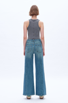 Aria High Rise Wide Leg Denim Jeans-Wide Leg-BAYEAS