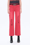 Ally High Rise Distressed Wide Leg Pants-Wide Leg-BAYEAS