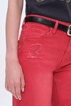 Ally High Rise Distressed Wide Leg Pants-Wide Leg-BAYEAS