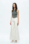 Jeremy Mid Rise Business Wide Leg Denim Pants