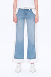 Jeremy Mid Rise Two Tones Wide Leg Pants