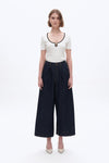 Womens Wide Leg Black Jeans