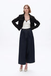 Womens Wide Leg Black Jeans