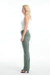 High Rise Distressed Flare Pants