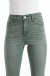 High Rise Distressed Flare Pants