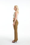 Mid Rise Flare Jeans With Button Fly-Flare & Bootcut-BAYEAS