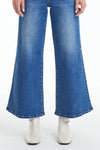 High Rise Carpenter Wide Flare Jeans-Wide Leg-BAYEAS