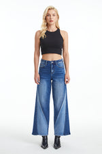 HIGH RISE WIDE LEG JEANS BYW8118