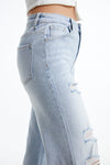 HIGH RISE WIDE LEG STRAIGHT JEANS BYW8109