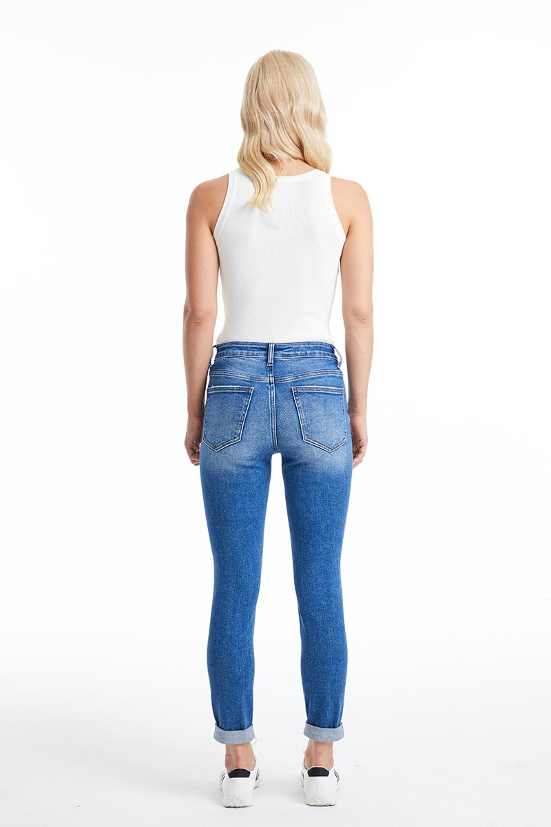 MID RISE SKINNY JEANS BYS2123 MB