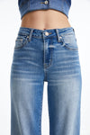 HIGH RISE WIDE LEG JEANS BYW8127
