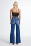 HIGH RISE WIDE LEG JEANS BYW8124 AZURE