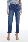 High Rise Loose Tapered Mom Denim Jeans