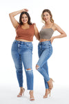 HIGH RISE CROP SKINNY JEANS BYS2119