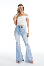 HIGH RISE FLARE JEANS BYF1016R