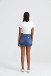 DISTRESSED RISELESS SKIRT - FEATURED ON FLIP-Skirts-BAYEAS