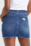 DISTRESSED RISELESS SKIRT - FEATURED ON FLIP-Skirts-BAYEAS