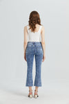 HIGH RISE FLARE JEANS BYF1031