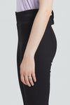High Rise Front Slit Flare Jeans-Flare & Bootcut-BAYEAS