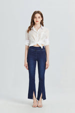 HIGH RISE FLARE JEANS BYF1072