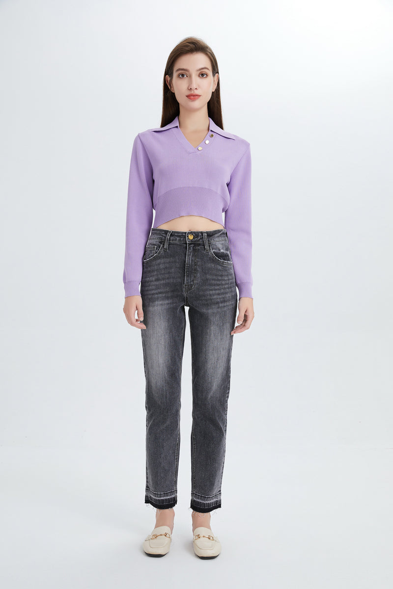 HIGH RISE MOM JEANS BYM3012