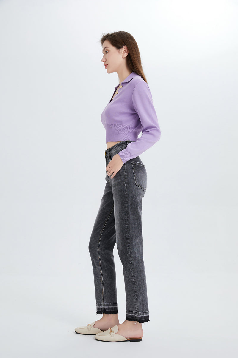 HIGH RISE MOM JEANS BYM3012
