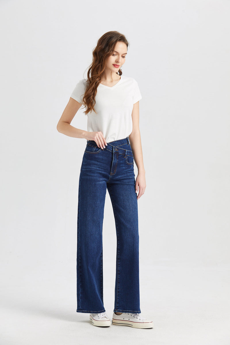 HIGH RISE WIDE LEG JEANS BYW8002