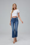 HIGH RISE FLARE JEANS BYF1029