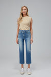 BONNIE HIGH RISE STRAIGHT LEG - FEATURED ON FLIP-Straight-BAYEAS