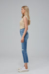 BONNIE HIGH RISE STRAIGHT LEG - FEATURED ON FLIP-Straight-BAYEAS