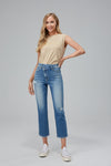 BONNIE HIGH RISE STRAIGHT LEG - FEATURED ON FLIP-Straight-BAYEAS