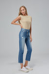 BONNIE HIGH RISE STRAIGHT LEG - FEATURED ON FLIP-Straight-BAYEAS