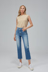 BONNIE HIGH RISE STRAIGHT LEG - FEATURED ON FLIP-Straight-BAYEAS