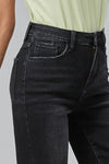 Super High Rise Denim Bermuda Shorts