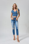 HIGH RISE MOM JEANS BYM3003
