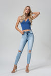 HIGH RISE SKINNY - FEATURED ON FLIP-Skinny-BAYEAS
