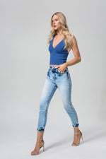 HIGH RISE MOM JEANS BYM3008