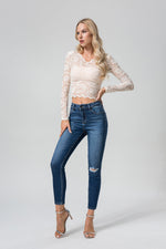 HIGH RISE SKINNY JEANS BYS2013D