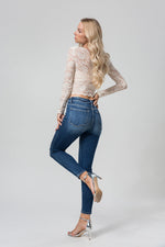 HIGH RISE SKINNY JEANS BYS2013D