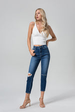 HIGH RISE MOM JEANS BYM3010