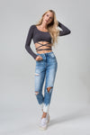 HIGH RISE MOM - FEATURED ON FLIP-Mom Jeans-BAYEAS