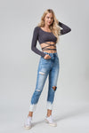 HIGH RISE MOM - FEATURED ON FLIP-Mom Jeans-BAYEAS