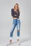 HIGH RISE MOM - FEATURED ON FLIP-Mom Jeans-BAYEAS