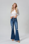 HIGH RISE FLARE JEANS BYF1010L