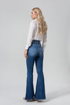 HIGH RISE FLARE JEANS BYF1010L