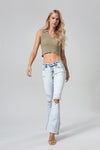 MID RISE FLARE JEANS BYF1021