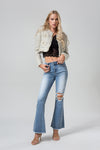 CHERRY MID RISE FLARE - FEATURED ON FLIP-Flare-BAYEAS