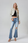 CHERRY MID RISE FLARE - FEATURED ON FLIP-Flare-BAYEAS