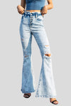 HIGH RISE FLARE JEANS BYF1013L