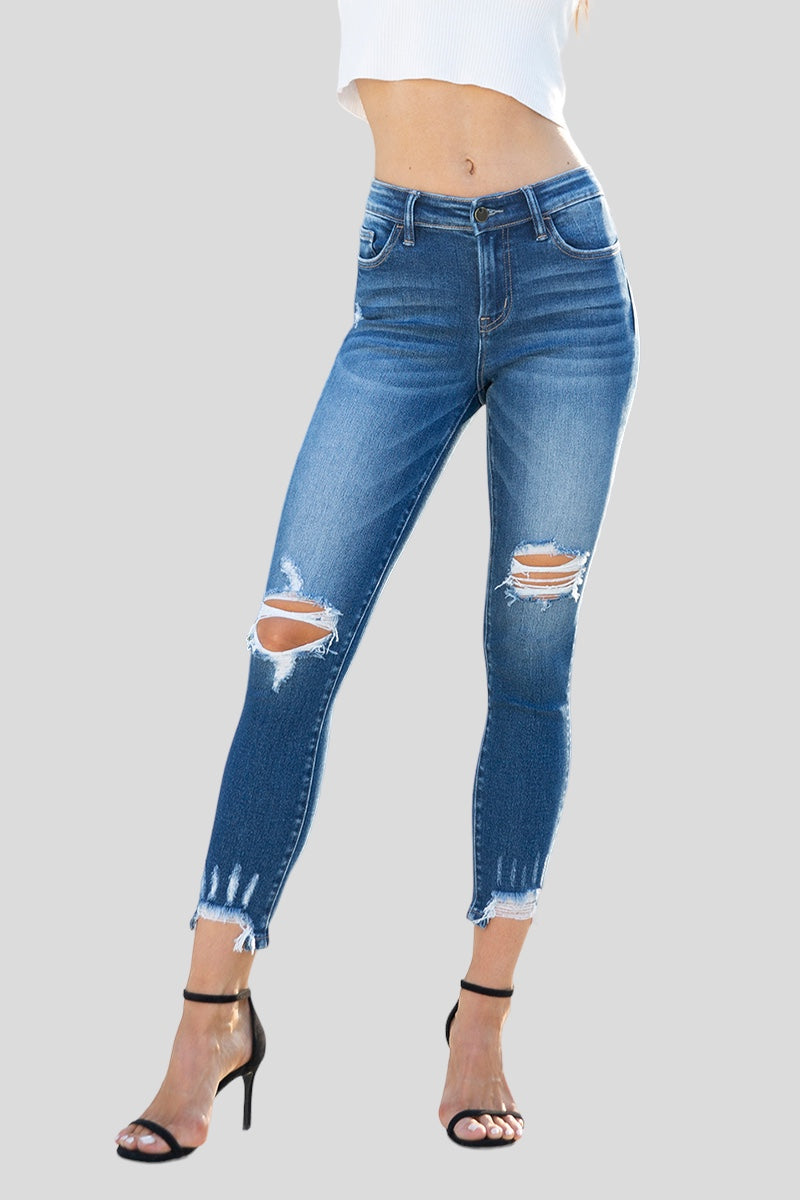 MID RISE SKINNY JEANS BYS2019